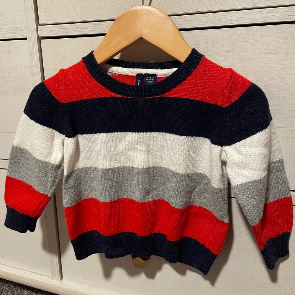 Janie and Jack newborn boy sweater
